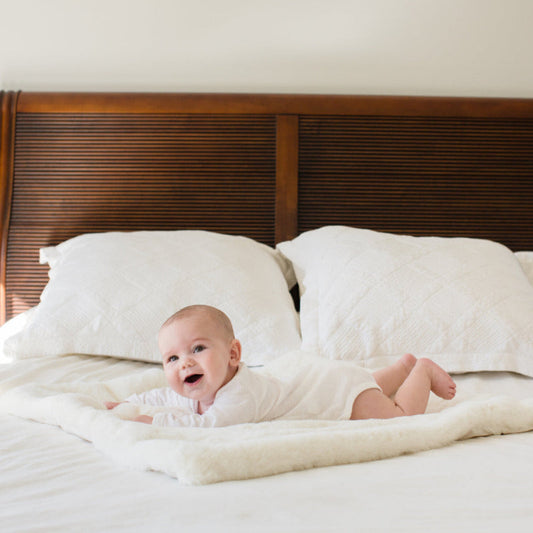 Luxury Faux Fur Baby Blanket with Waterproof Backing | Pretty Rugged