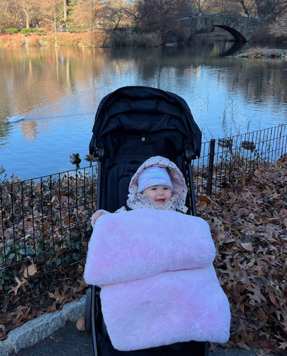 Luxury Faux Fur Baby Blanket with Waterproof Backing | Pretty Rugged