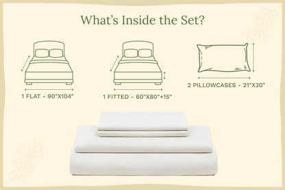 Organic Sateen Bed Sheets Set