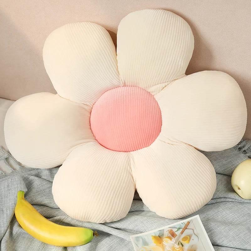 35/45cm Stuffed Six Petal Flower Cushion Sunflower Pillow