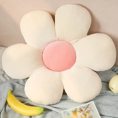 35/45cm Stuffed Six Petal Flower Cushion Sunflower Pillow