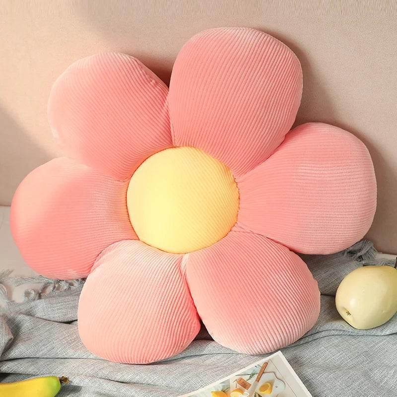 35/45cm Stuffed Six Petal Flower Cushion Sunflower Pillow