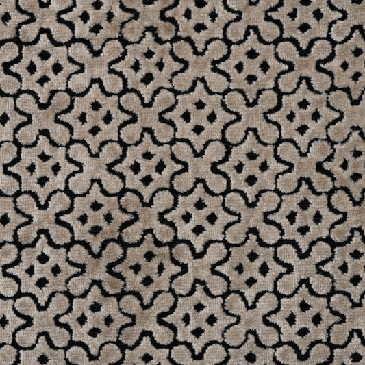 JIGSAW - BORNOUT VELVET DRAPERY, WINDOW CURTAIN AND UPHOLSTERY FABRIC BY THE YARD
