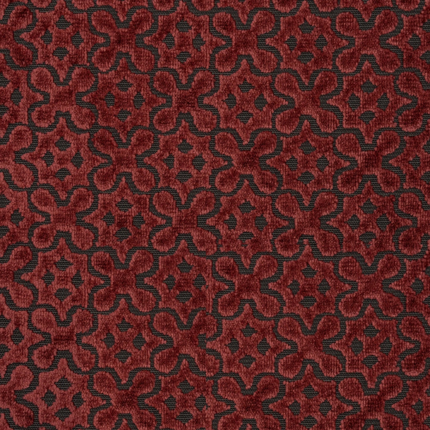 JIGSAW - BORNOUT VELVET DRAPERY, WINDOW CURTAIN AND UPHOLSTERY FABRIC BY THE YARD