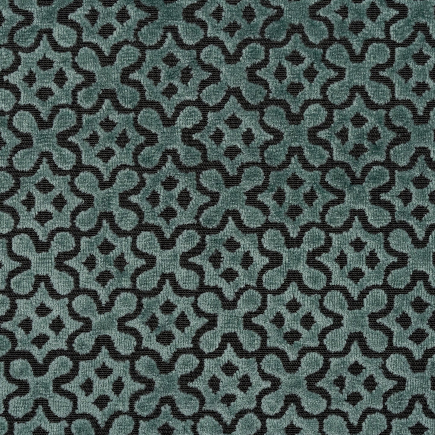 JIGSAW - BORNOUT VELVET DRAPERY, WINDOW CURTAIN AND UPHOLSTERY FABRIC BY THE YARD