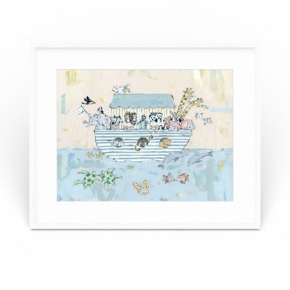 Noah's ark V Nursery Fine Art Print