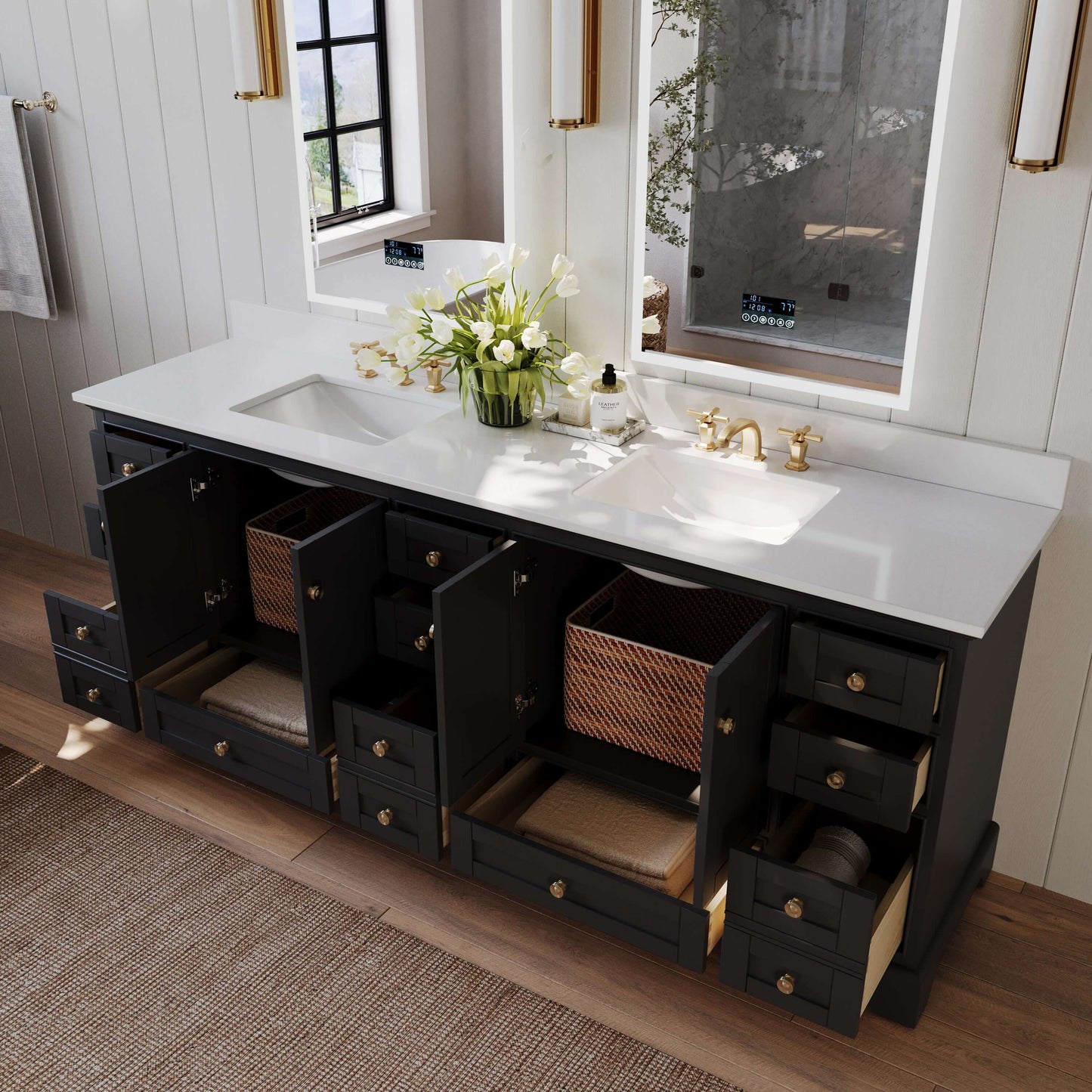 Audrey 84" Bath Vanity Set
