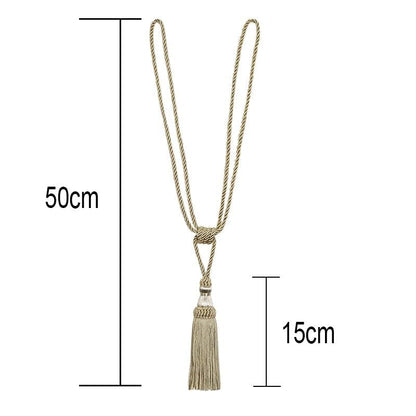 Curtain Tiebacks Tassel Curtain Clips Rope Curtain Tie Backs Holdbacks Decorative  Curtain Holder Accessories For Drape Curtain Holdbacks Braided Buckle Home Decorative Window Drapery Ball Tassels Tieback 50cm