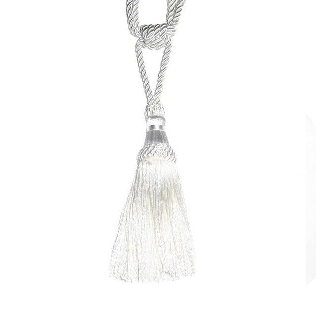 Curtain Tiebacks Tassel Curtain Clips Rope Curtain Tie Backs Holdbacks Decorative  Curtain Holder Accessories For Drape Curtain Holdbacks Braided Buckle Home Decorative Window Drapery Ball Tassels Tieback 50cm